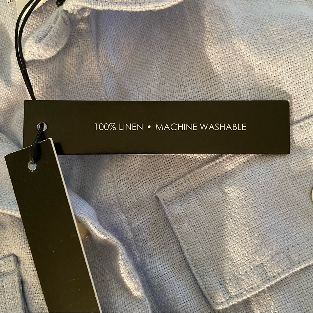 100% Washable Linen Jacket - Picture 11 of 13